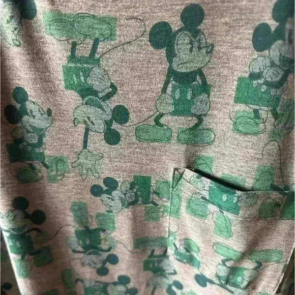 Lularoe small Mickey Mouse Disney CarlY dress NWT. Hi/lo hem& front‎ pocket - Picture 4 of 6